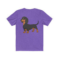 Dachshund  Unisex Jersey Short Sleeve Tee