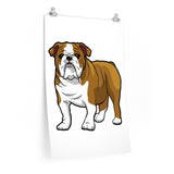 Bulldog Premium Matte vertical posters