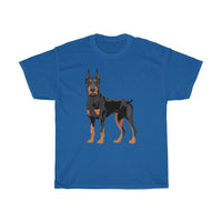 Doberman Pinscher Unisex Heavy Cotton Tee