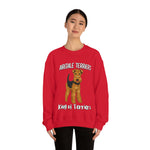 Airedale Terrier Unisex Heavy Blend Crewneck Sweatshirt, S - 3XL, 6 Colors, Loose Fit, FREE Shipping, Made in USA!!