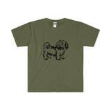 Shih Tzu Men's Fitted Short Sleeve Tee