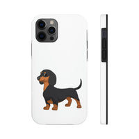 Dachshund Case Mate Tough Phone Cases, Impact Resistant, Wireless Charging, FREE Shipping, Made in USA!!