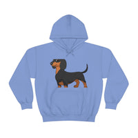 Dachshund Unisex Heavy Blend™ Hooded Sweatshirt, S - 5XL, 13 Colors, Cotton/Polyester, FREE Shipping, Made in USA!!