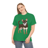 Chihuahua Unisex Heavy Cotton Tee, S - 5XL, 12 Colors, 100% Cotton, Made in the Usa, Free Shipping!!