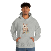 French Bulldog Unisex Heavy Blend Hooded Sweatshirt, S - 5XL, 12 Colors, FREE Shipping, Made in USA!!