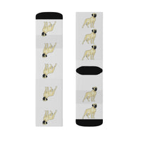 Mastiff Sublimation Socks, 95% Polyester, 3 Sizes, Cushioned Bottoms, Made in the USA!!
