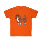 Ruby Cavalier King Charles Spaniel Unisex Ultra Cotton Tee, S - 5XL, 15 Colors, 100% Cotton, FREE Shipping, Made in the USA!!