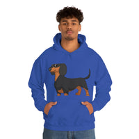 Dachshund Unisex Heavy Blend™ Hooded Sweatshirt, S - 5XL, 13 Colors, Cotton/Polyester, FREE Shipping, Made in USA!!