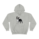 Boston Terrier Unisex Heavy Blend™ Hooded Sweatshirt, S - 5XL, 12 Colors, Cotton/Polyester, FREE Shipping, Made in USA!!