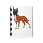 Great Dane Spiral Notebook - Ruled Line