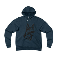 German Shepherd Sponge Fleece Pullover Hoodie