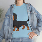 Dachshund Unisex Heavy Cotton Tee, S - 5XL, 12 Colors, Light Fabric, FREE Shipping, Made in USA!!