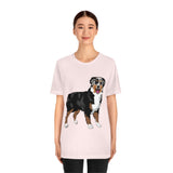 Australian Shepherd Unisex Jersey Short Sleeve Tee, XS-3XL, 14 Colors, Soft Cotton, Light Fabric, FREE Shipping, Made in USA!!