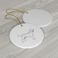 Labrador Retriever Ceramic Ornaments