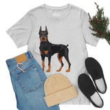 Doberman Pinscher Unisex Jersey Short Sleeve Tee