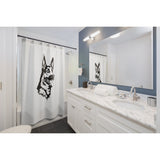 German Shepherd Shower Curtains