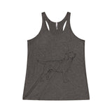 Labrador Retriever Tank Tops for Women Tri-Blend Racerback Tank