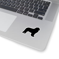 Newfoundland Kiss-Cut Stickers, 4 Sizes, Indoor/Outdoor, White or Transparent, FREE Shipping, Made in USA!!