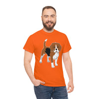 Beagle Unisex Heavy Cotton Tee, Made in the USA!!