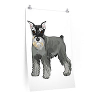 Miniature Schnauzer Premium Matte vertical posters