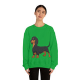 Dachshund Unisex Heavy Blend™ Crewneck Sweatshirt, S - 2XL, 14 Colors, Cotton/Polyester, Medium Fabric, FREE Shipping, Made in USA!!