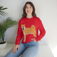 Shiba Inu Unisex Heavy Blend™ Crewneck Sweatshirt, S - 3XL, 6 Colors, Cotton/Polyester, Medium Heavy Fabric, FREE Shipping, Made in USA!!