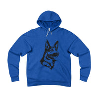 German Shepherd Sponge Fleece Pullover Hoodie