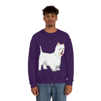 West Highland White Terrier Unisex Heavy Blend™ Crewneck Sweatshirt, S - 5XL, Cotton/Polyester, FREE Shipping, Made in USA!!