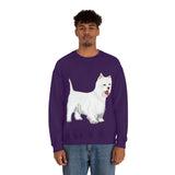 West Highland White Terrier Unisex Heavy Blend™ Crewneck Sweatshirt, S - 5XL, Cotton/Polyester, FREE Shipping, Made in USA!!