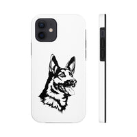 German Shepherd Case Mate Tough Phone Cases, Over 30 Sizes, Impact Resistant, Rubber Liner, FREE Shipping, Made in USA!!