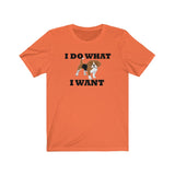 I do what I want Beagle Unisex Jersey Short Sleeve Tee