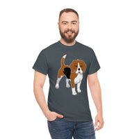 Beagle Unisex Heavy Cotton Tee, Made in the USA!!