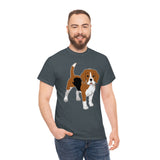 Beagle Unisex Heavy Cotton Tee, Made in the USA!!