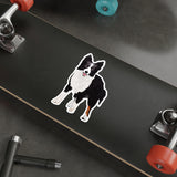 Border Collie Die-Cut Stickers, 5 Sizes, Water Resistant Vinyl, Waterproof Adhesive, Indoor/Outdoor, Matte Finish, FREE Shipping, Made in USA!!