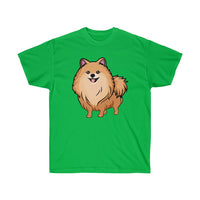 Pomeranian Unisex Ultra Cotton Tee, Made in USA