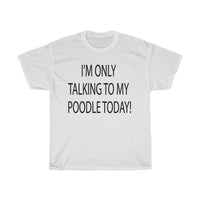 Poodle Unisex Heavy Cotton Tee