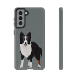 Border Collie Tough Cell Phone Cases, iPhone, Samsung, 2 Layer Case, Impact Resistant, Photographic Print Quality, FREE Shipping, Made in the USA!!