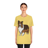 Shetland Sheepdog Unisex Jersey Short Sleeve Tee