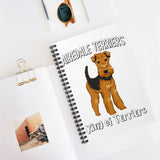 Airedale Terrier Spiral Notebook - Ruled Line, Journal