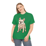 French Bulldog Unisex Heavy Cotton Tee, S - 5XL, 12 Colors, Light Fabric, FREE Shipping, Made in USA!!