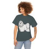 Maltese Unisex Heavy Cotton Tee, S - 5XL, 12 Colors, 100% Cotton, Medium Fabric, FREE Shipping, Made in USA!!