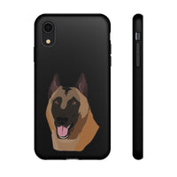 Belgian Malinois Tough Cell Phone Cases, Two Layers, Impact Resistant, Made in USA!!