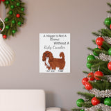 Ruby Cavalier King Charles Spaniel Premium Matte vertical posters, 7 Sizes, FREE Shipping, Made in the USA!!