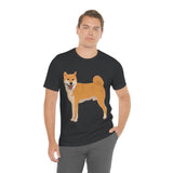 Shiba Inu Unisex Jersey Short Sleeve Tee, S - 3XL, 16 Colors, 100% Cotton, Light Fabric, FREE Shipping, Made in USA!!