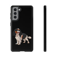 Tricolor Cavalier King Charles Spaniel Tough Cell Phone Cases, Glossy/Matte, Google, Samsung, iPhone, FREE Shipping, Made in USA!!