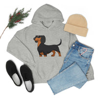 Dachshund Unisex Heavy Blend™ Hooded Sweatshirt, S - 5XL, 13 Colors, Cotton/Polyester, FREE Shipping, Made in USA!!