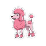 Poodle Die-Cut Stickers,  Water Resistant Vinyl, 5 Sizes, Matte Finish, Indoor/Outdoor, FREE Shipping, Made in USA!!