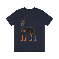 Doberman Pinscher Unisex Jersey Short Sleeve Tee