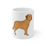 Chesapeake Bay Retriever Ceramic Mug 11oz, Microwave/Dishwasher Safe, FREE Shipping, Made in USA!!