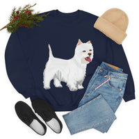 West Highland White Terrier Unisex Heavy Blend™ Crewneck Sweatshirt, S - 5XL, Cotton/Polyester, FREE Shipping, Made in USA!!